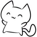 happywhitecat Discord Emoji