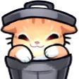 kittyTrashCan Discord Emoji