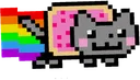 CAT_NyanCatWithRainbow Discord Emoji