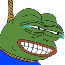 PepeHangingOut Discord Emoji