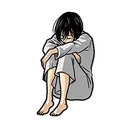 aotDepressedMikasa Discord Emoji