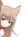 neko_peek Discord Emoji