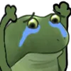 FrogCheerSad Discord Emoji
