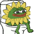 pepetoiletflower Discord Emoji