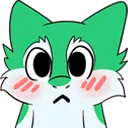 Foxy Blush Discord Emoji