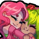 NPCDryadPartyGirlHug Discord Emoji