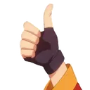 Megu Thumbs Up Discord Emoji