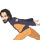 5069 Intsl Keanu Running Discord Emoji