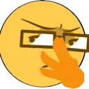 pushesglasses