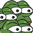 :PepeTripleMonkas: Discord Emote