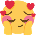 blushing Discord emoji