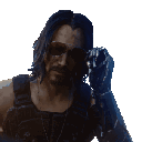 Cyberpunk Keanu Discord Emoji