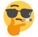 :CoolSmokingFace: Discord Emote