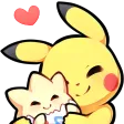 Pikachu Hug Discord Emoji