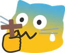 blobcatscaredcross