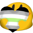 BlobPrideAgender Discord Emoji