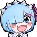 Rem_Chibi Discord Emoji