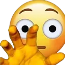 emojigrabbingflushed