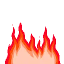afire