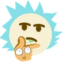 ThinkRickandMorty Discord Emoji