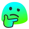 ThinkBlueGreen Discord Emoji