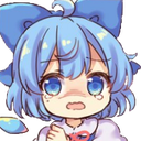 :CirnoScared: Discord Emote