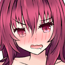 :ScathachBlush: Discord Emote