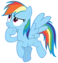 RainbowThinkTrotting Discord Emoji
