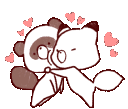 :tanukifoxlovehug: Discord Emote