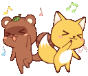 :tanukifoxdanceparty: Discord Emote