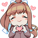 :monikaheart: Discord Emote