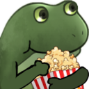 FrogePopcorn Discord emoji