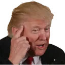 trump_think Discord Emoji
