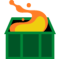 dumpsterFire Discord emoji