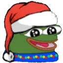 PepoChristmasHappy Discord Emoji