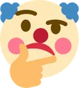 thinkingclown Discord Emoji