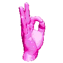 OkPinkSpinningHand
