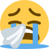 :Sob_with_tissue: Discord Emote