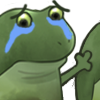 FrogeSadPat Discord emoji