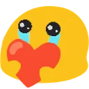blobheartcry Discord Emoji