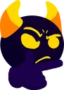 GamerRavenThink Discord Emoji