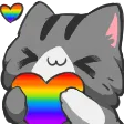 rainbowheartcattest