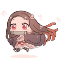 NezukoRunning Discord emoji