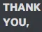 thankyou