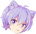 nekoBlue Discord Emoji