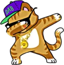 Dab Cat Discord Emoji