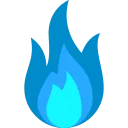 Blue Fire bluefire Discord Emoji