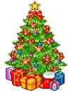 pixelchristmastreebows
