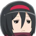 aotUnamusedMikasa Discord Emoji