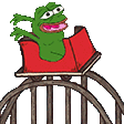 :DS_PepeOnCoaster: Discord Emote